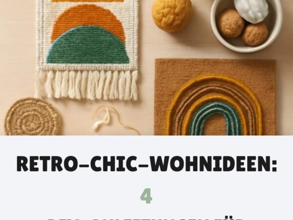 Retro-Chic-Wohnideen: 4 DIY-Anleitungen für ein nostalgisches Zuhause