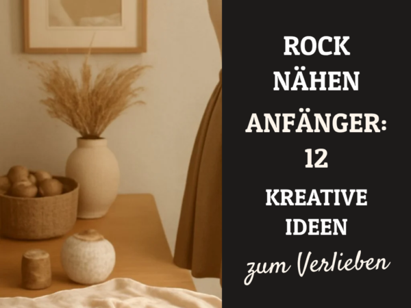 Rock Nähen Anfänger: 12 kreative Ideen zum Selbermachen