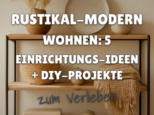 Rustikal-modern wohnen: 5 Einrichtungs-Ideen + DIY-Projekte