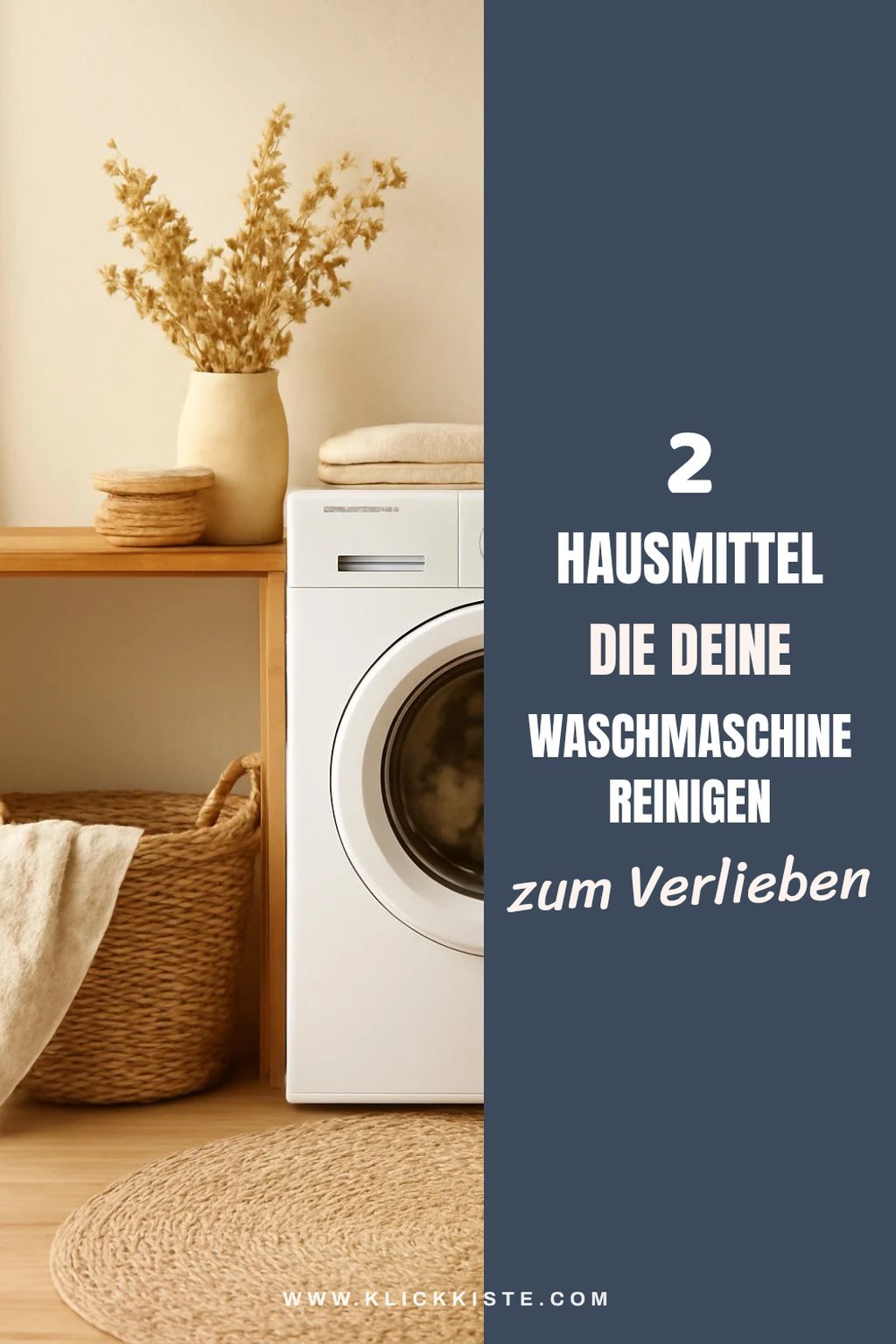 Hausmittel für die Waschmaschinenreinigung