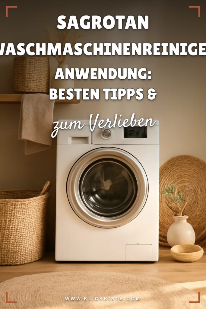 Sagrotan Waschmaschinenreiniger Anwendung: Die besten Tipps & Hausmittel