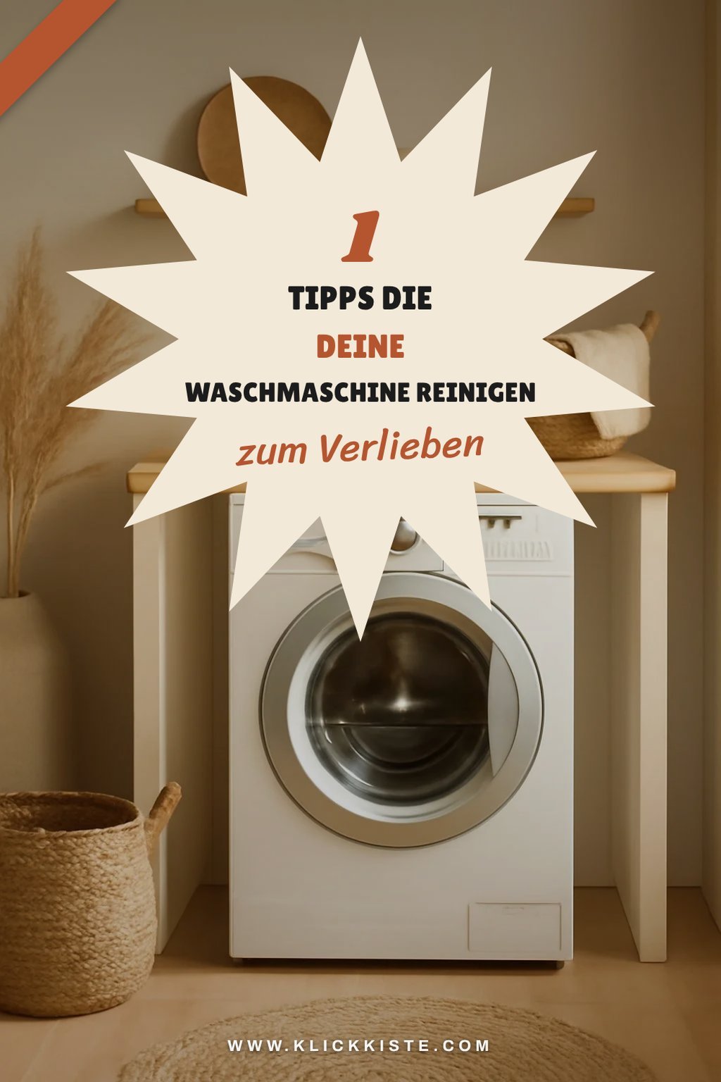 So reinigst du deine Waschmaschine mit Hausmitteln