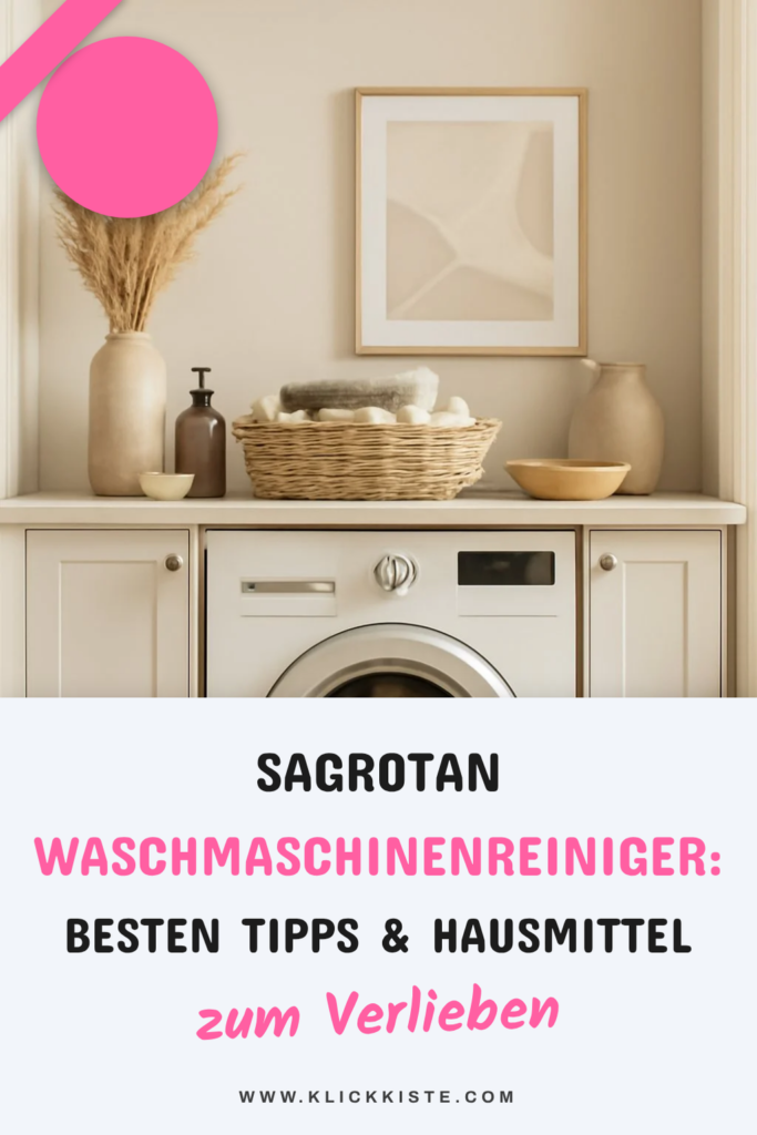 Sagrotan Waschmaschinenreiniger: Die besten Tipps & Hausmittel