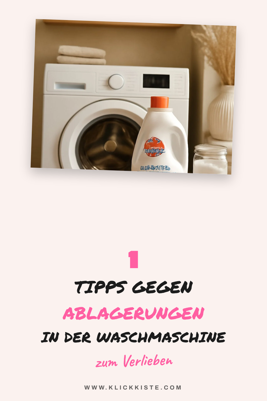 Tipps zur Vorbeugung von Ablagerungen in der Waschmaschine