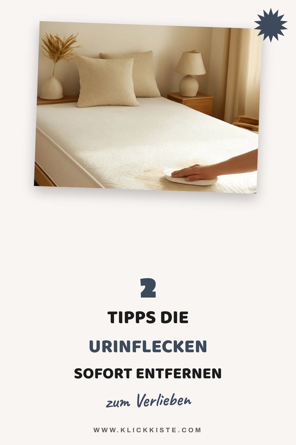 So reinigst du Urinflecken von Schaumstoffmatratzen schnell