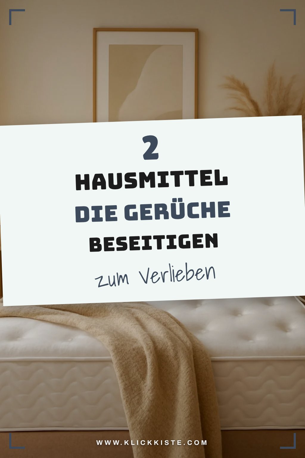 Hausmittel zur Geruchsbeseitigung
