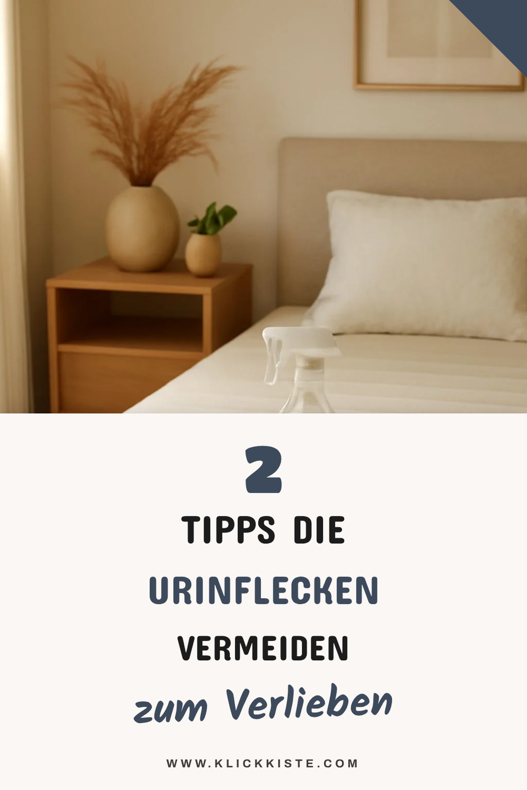 Prävention von Urinflecken