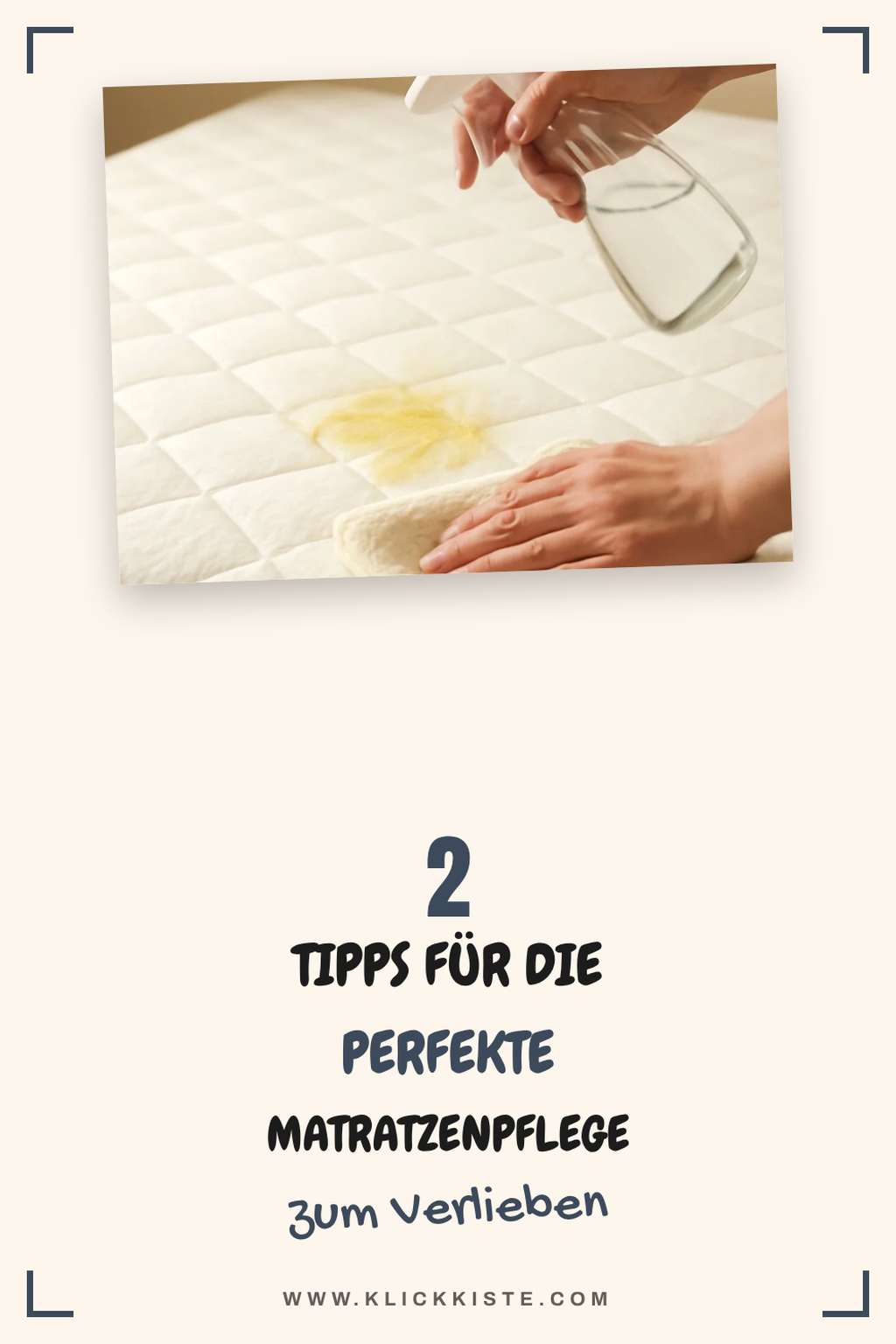 Tipps zur Matratzenpflege