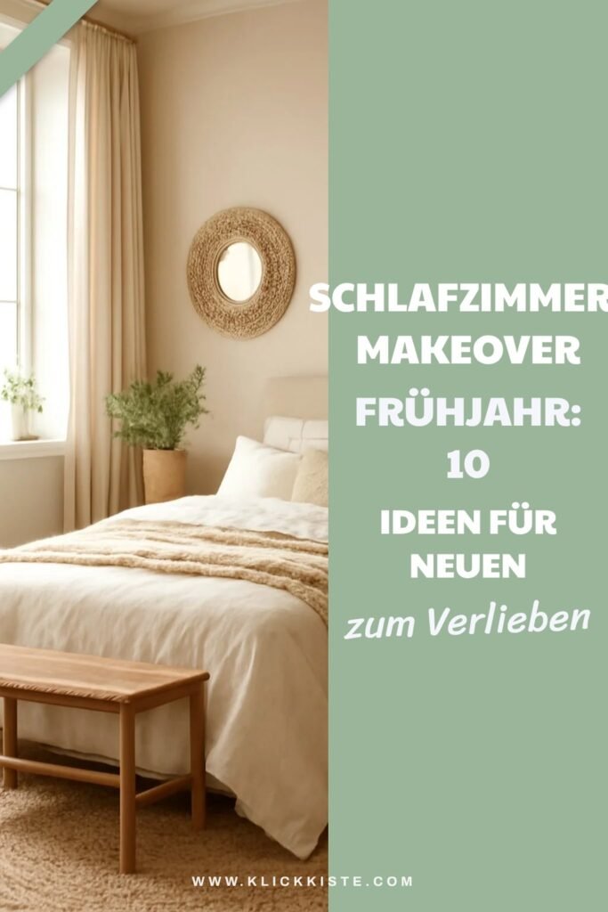 Schlafzimmer-Makeover Frühjahr: 10 Ideen für neuen Look