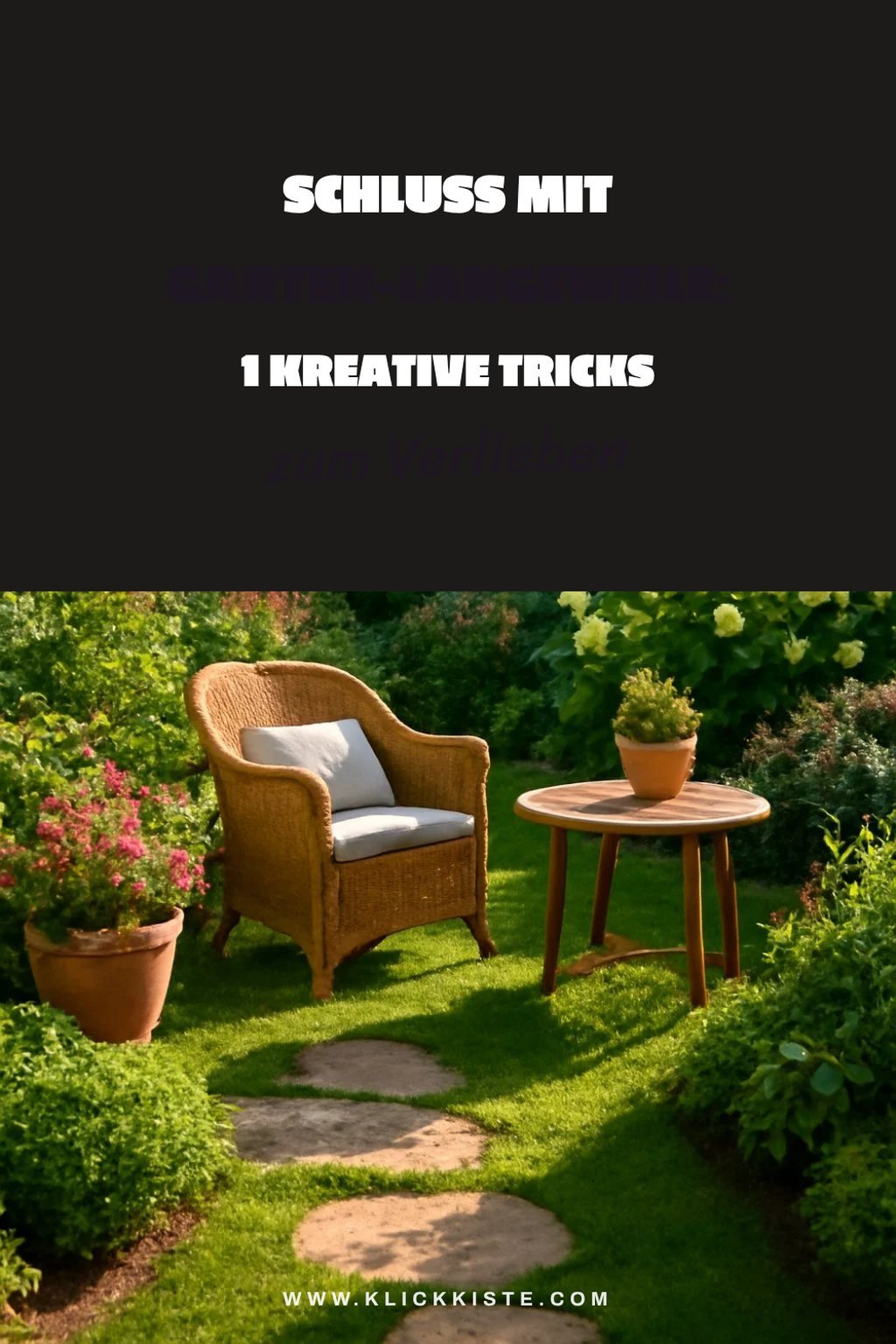 Schluss mit Garten-Langeweile: 1 kreative Tricks für deinen Sommer — Problem-Szenario