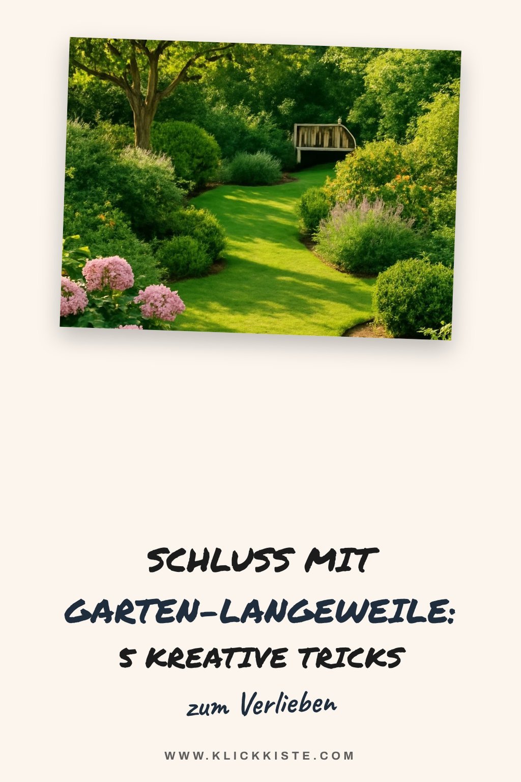 Schluss mit Garten-Langeweile: 5 kreative Tricks die wirken — Lösungs-Schritt