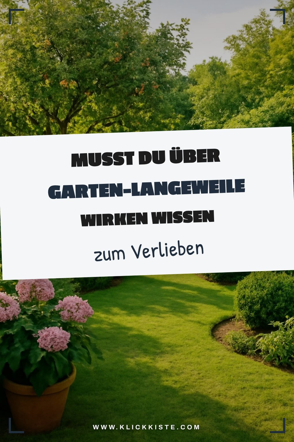 Schluss mit Garten-Langeweile: 5 kreative Tricks die wirken — Detail