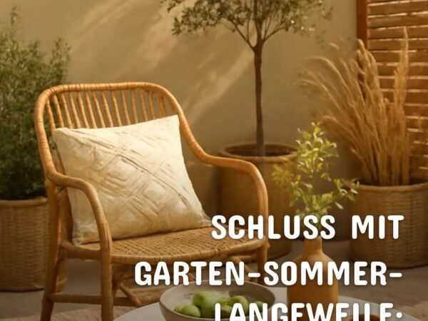Schluss mit Garten-Sommer-Langeweile: 2 kreative Tricks