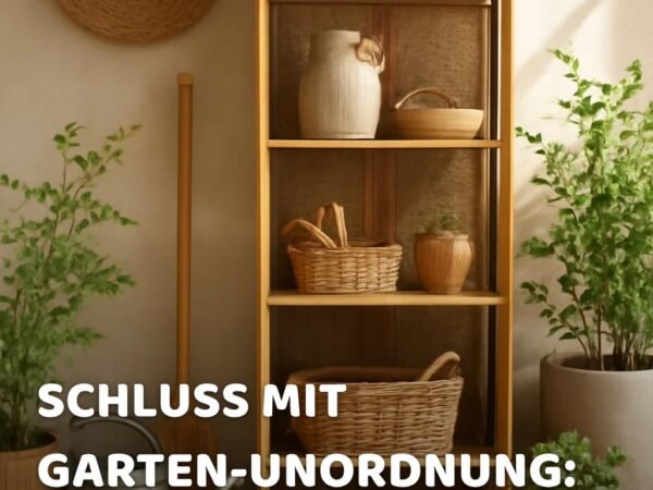 Schluss mit Garten-Unordnung: 3 kreative Aufräum-Tricks