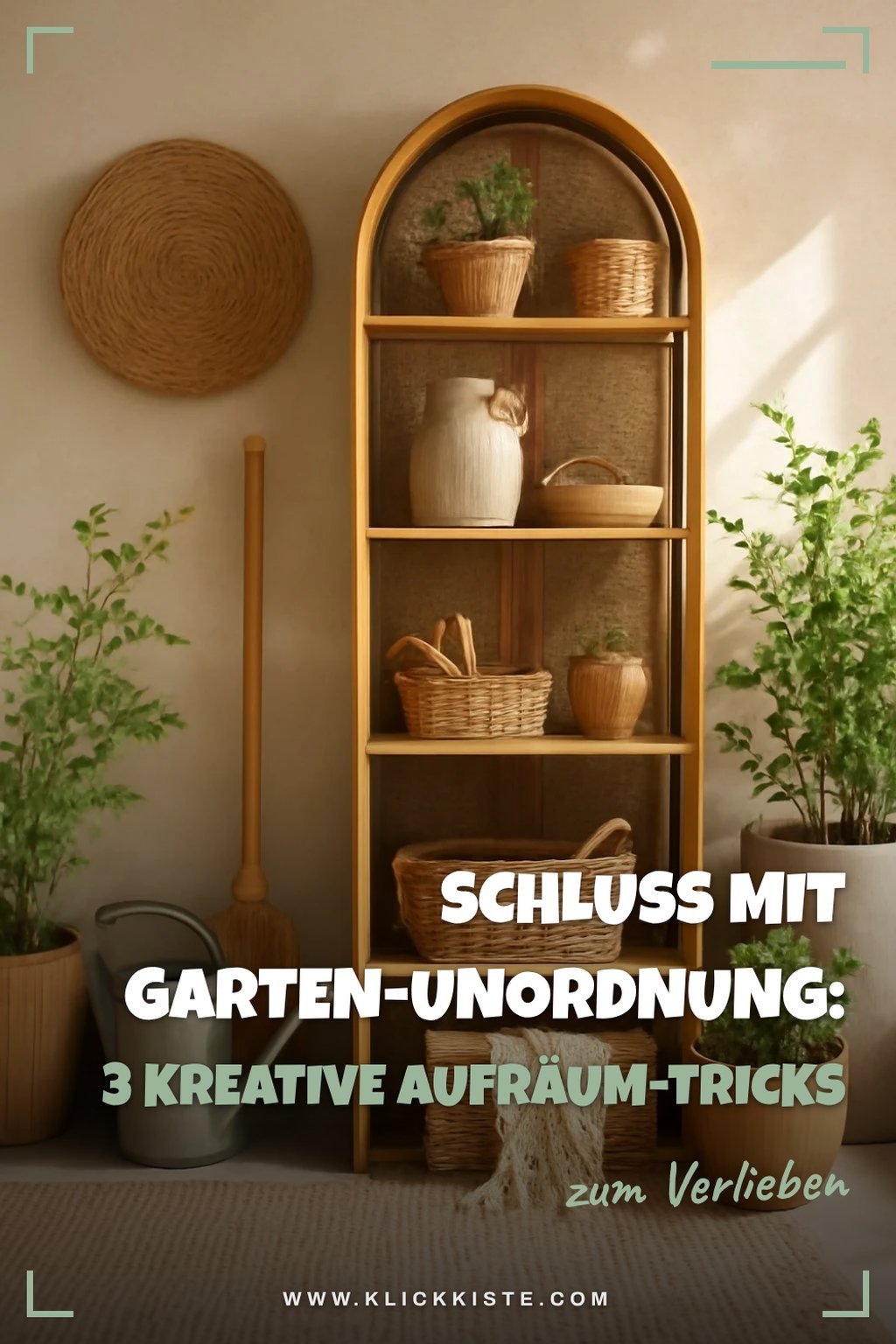 Schluss mit Garten-Unordnung: 3 kreative Aufräum-Tricks — Vorher-Nachher