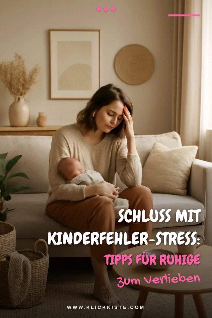 Schluss mit Kinderfehler-Stress: Tipps für ruhige Eltern