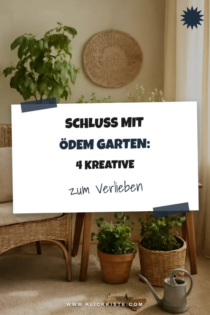 Schluss mit ödem Garten: 4 kreative Outdoor-Tricks