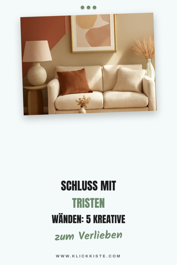 Schluss mit tristen Wänden: 5 kreative Farbtricks fürs Zuhause