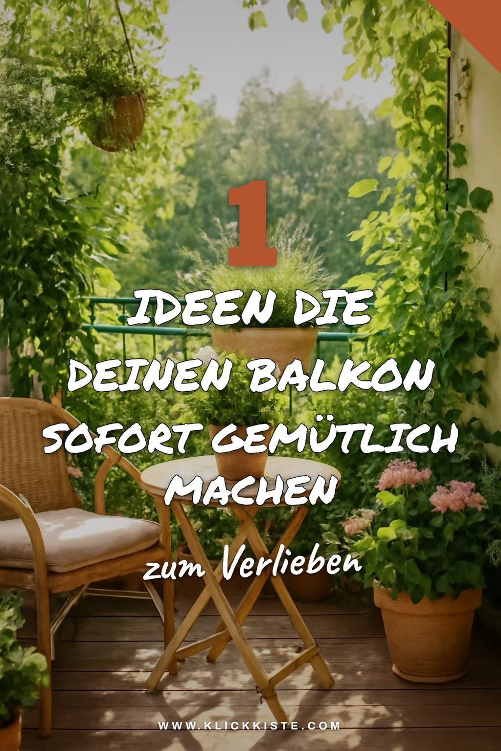 So gestaltest du deinen Balkon im Handumdrehen