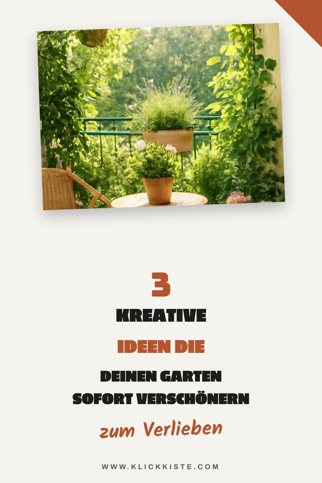 Schnelle Bastelideen für den Garten