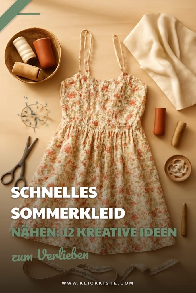 Schnelles Sommerkleid Nähen: 12 kreative Ideen zum Selbermachen