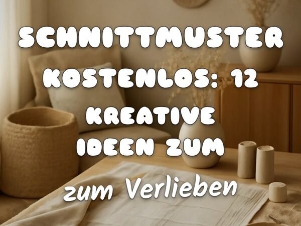 Schnittmuster Kostenlos: 12 kreative Ideen zum Selbermachen