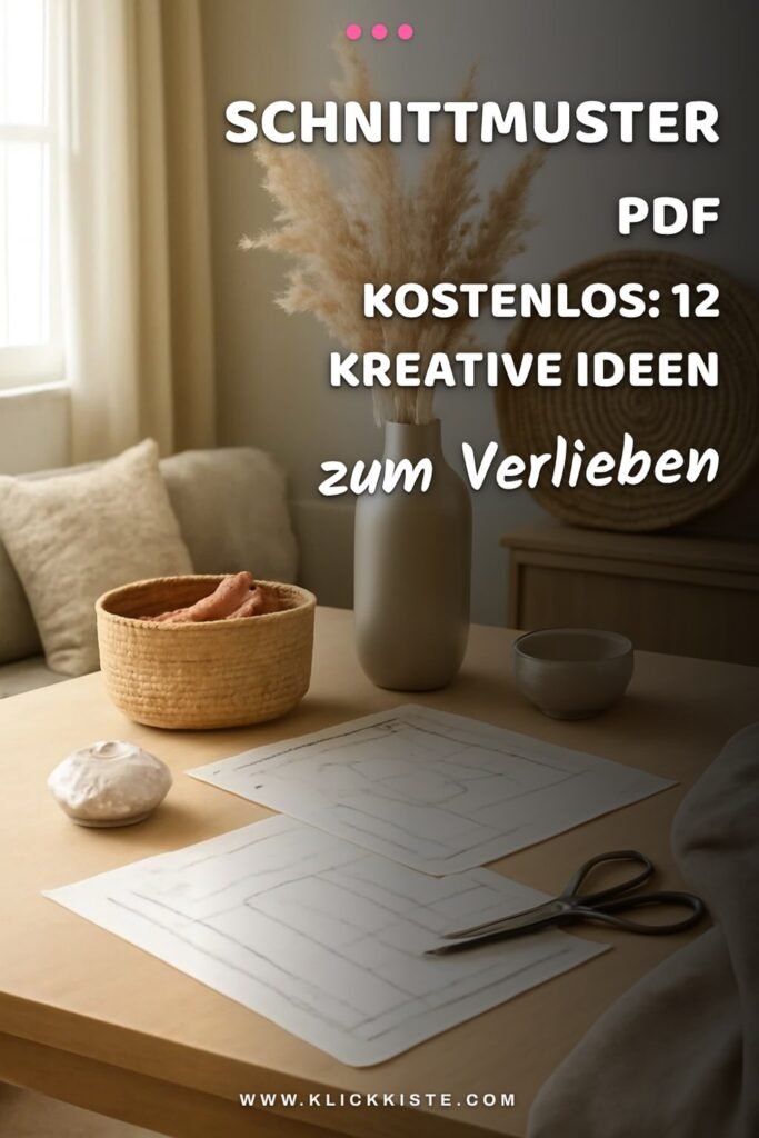 Schnittmuster Pdf Kostenlos: 12 kreative Ideen zum Selbermachen