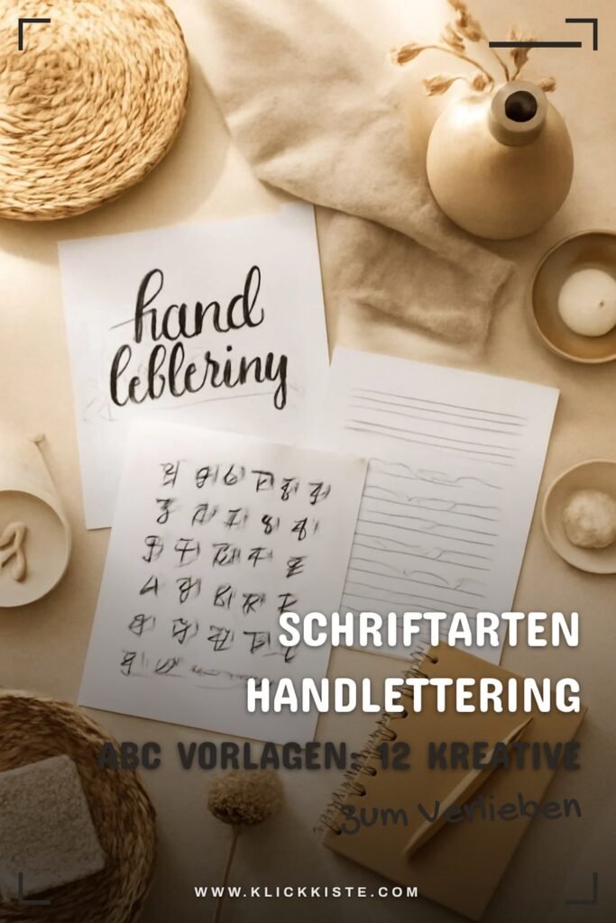 Schriftarten Handlettering Abc Vorlagen: 12 kreative Ideen zum Selbermachen