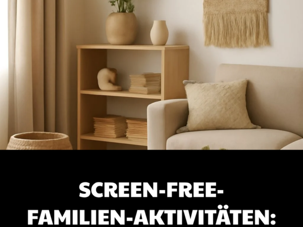 Screen-Free-Familien-Aktivitäten: 10 Ideen für Kinder ohne Bildschirm