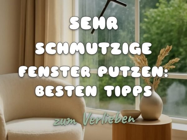 Sehr Schmutzige Fenster Putzen: Die besten Tipps & Hausmittel