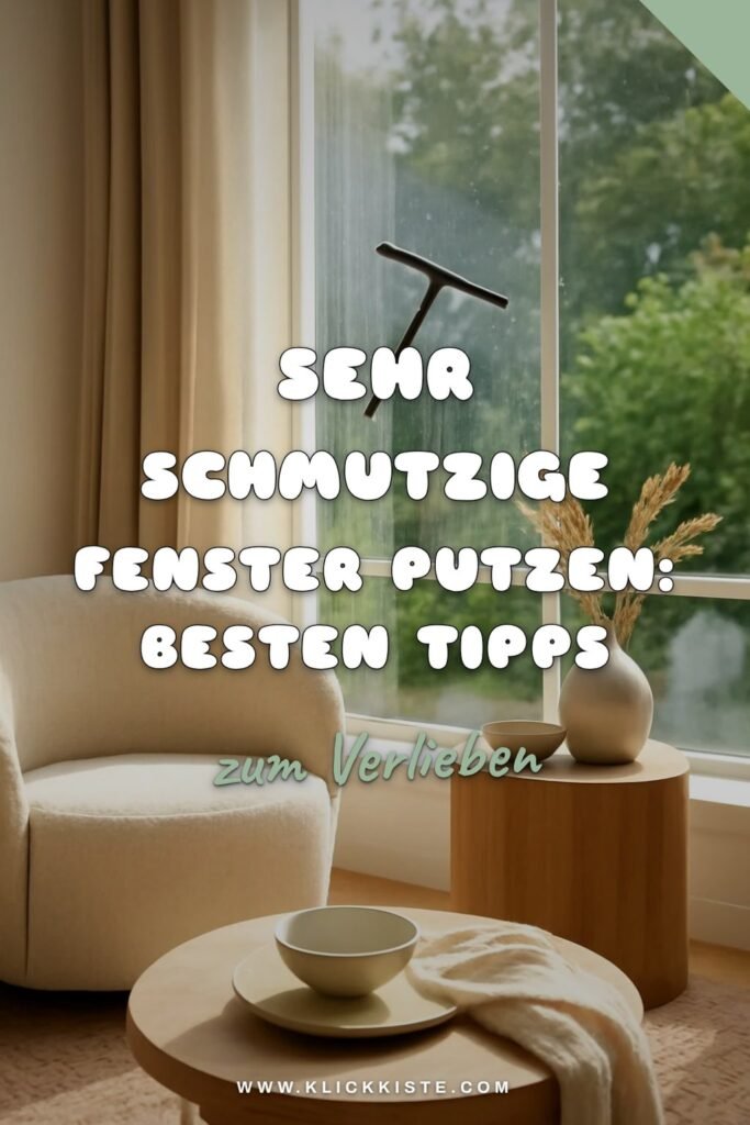 Sehr Schmutzige Fenster Putzen: Die besten Tipps & Hausmittel