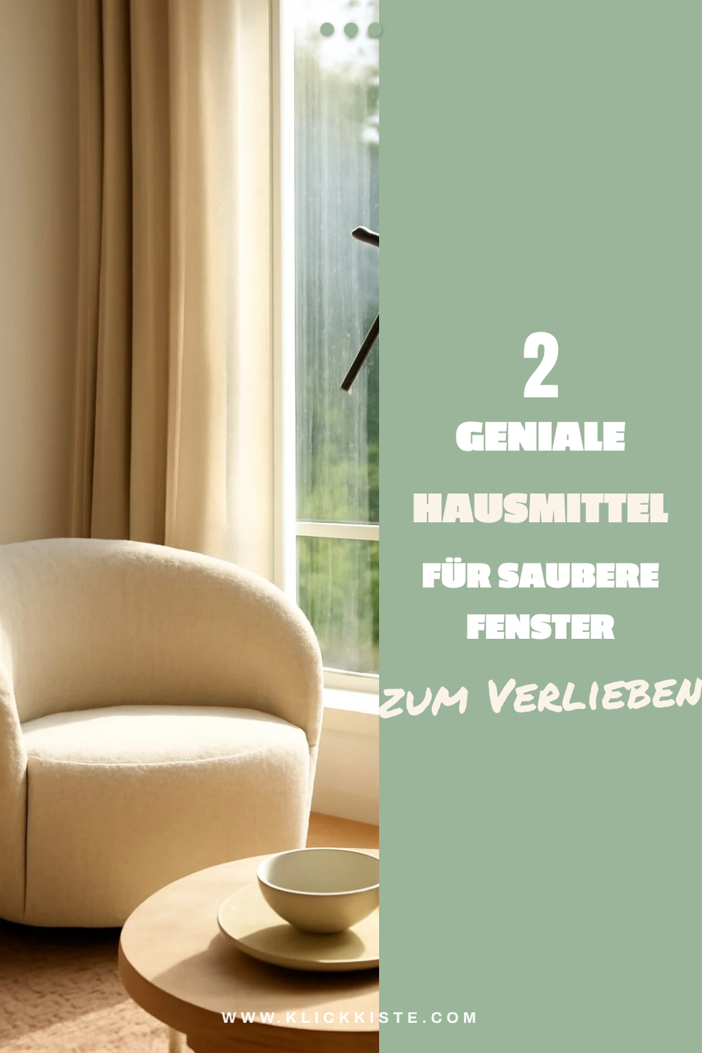 Diese 3 Hausmittel sind wahre Fensterputz-Wunder