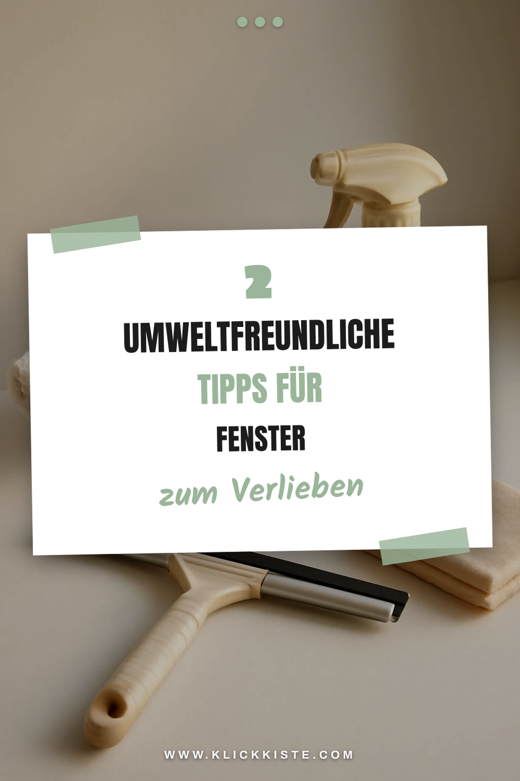 Diese 4 Tipps für umweltfreundliches Fensterputzen