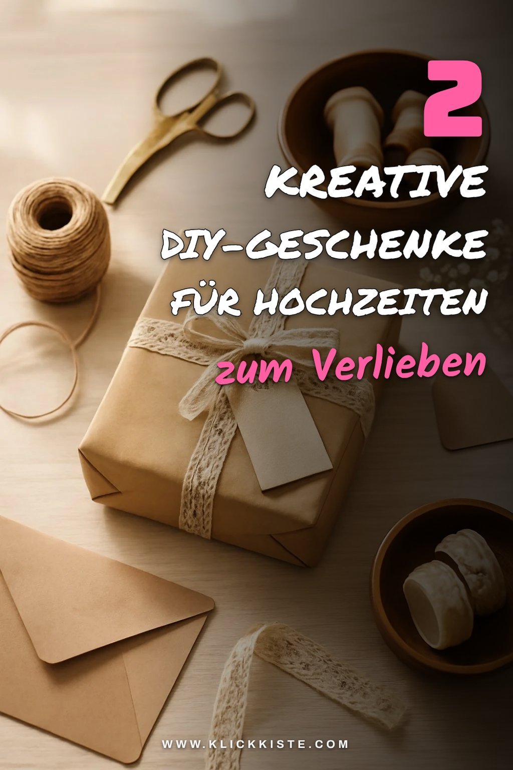 Diese 4 kreativen DIY-Ideen für Hochzeitsgeschenke