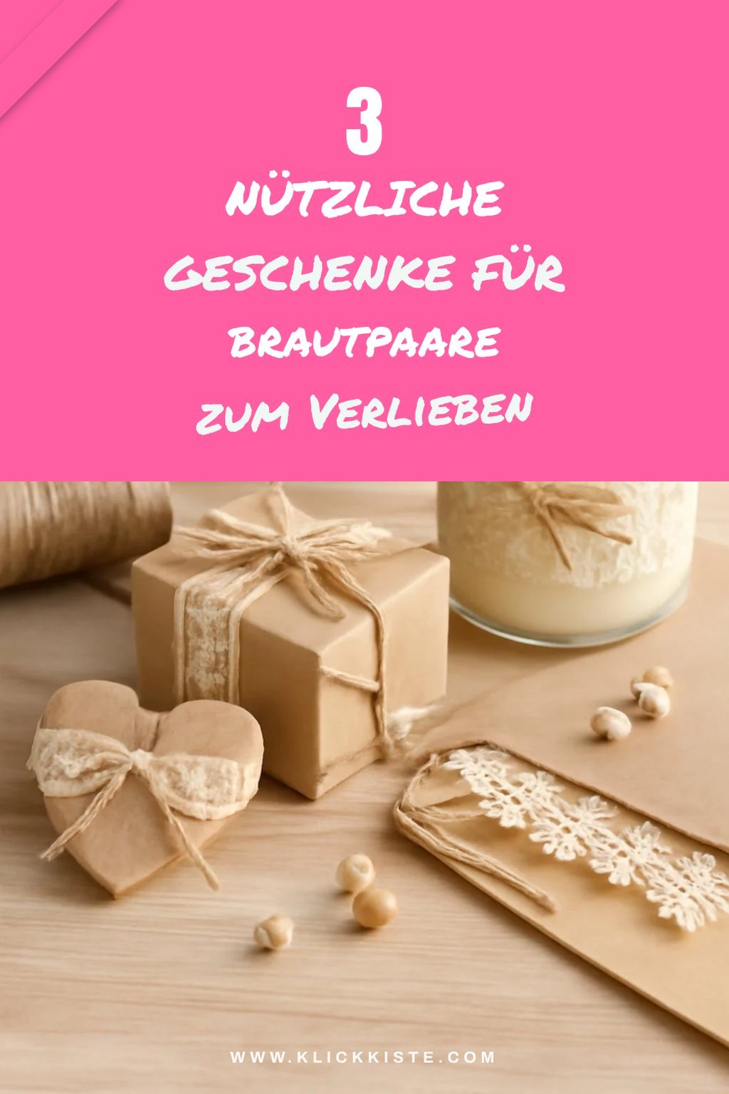 Diese 3 nützlichen Geschenke für das Brautpaar