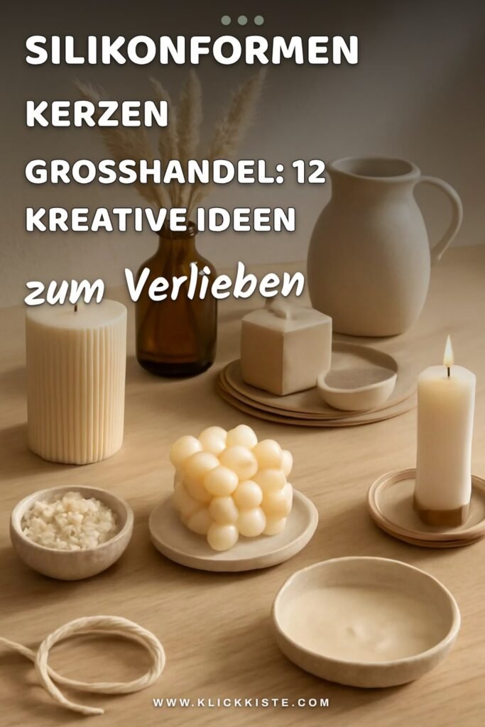 Silikonformen Kerzen Großhandel: 12 kreative Ideen zum Selbermachen