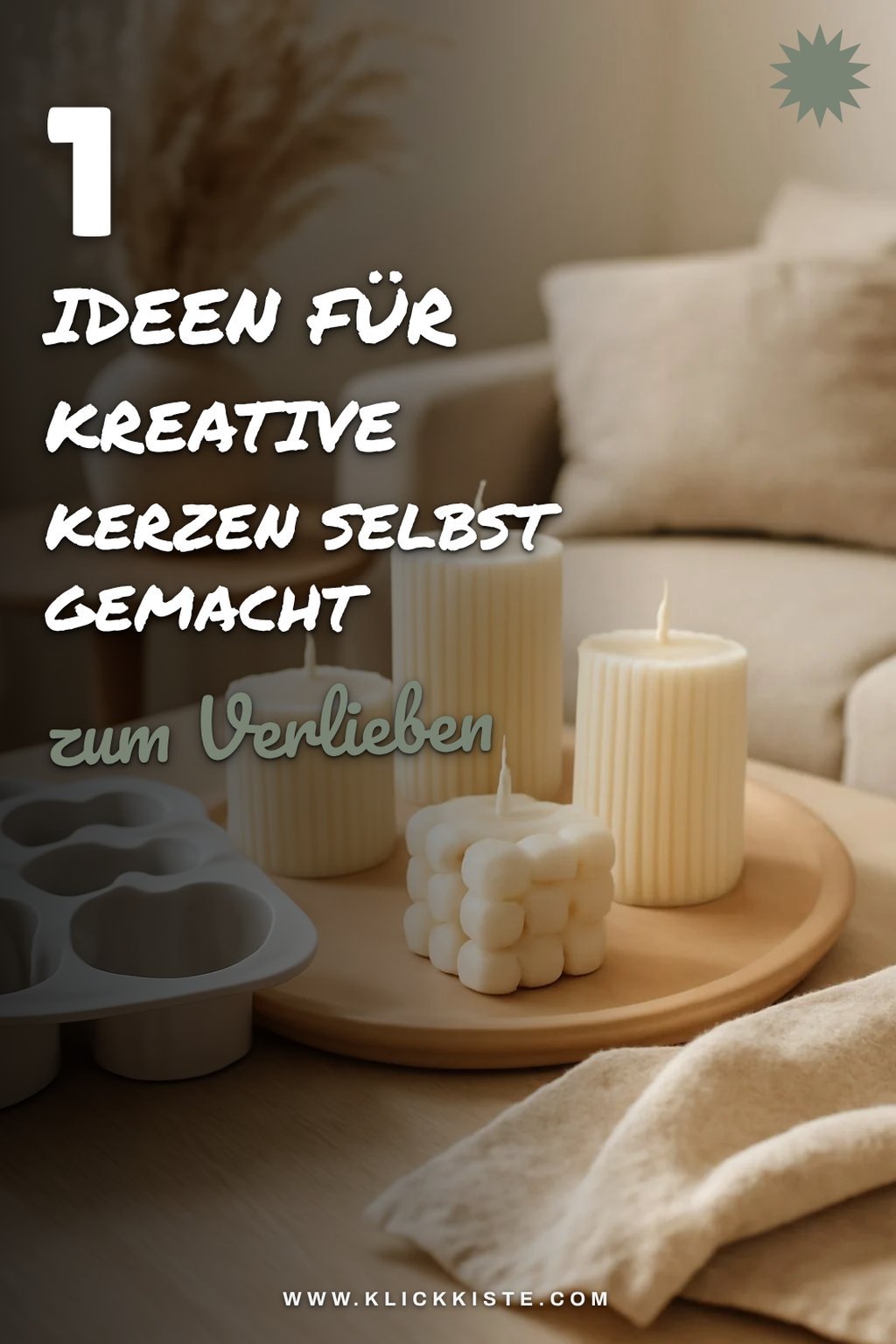 So kreierst du einzigartige Kerzen mit Silikonformen