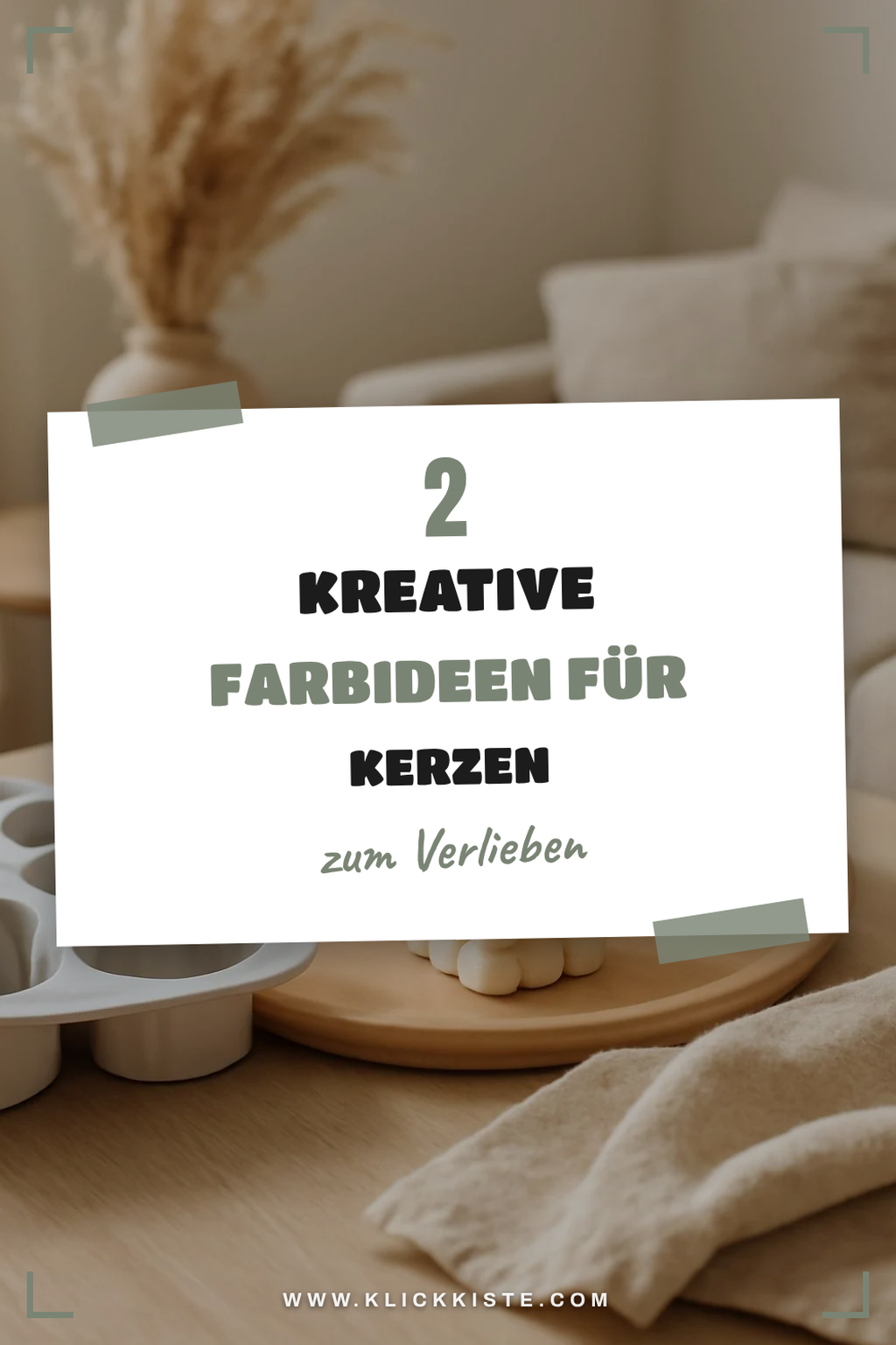 Farbenfrohe Kerzenideen für jede Jahreszeit