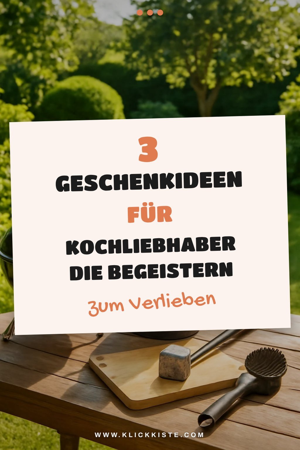 3 originelle Geschenkideen für Kochliebhaber
