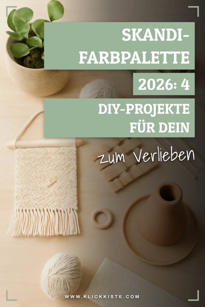 Skandi-Farbpalette 2026: 4 DIY-Projekte für dein Zuhause