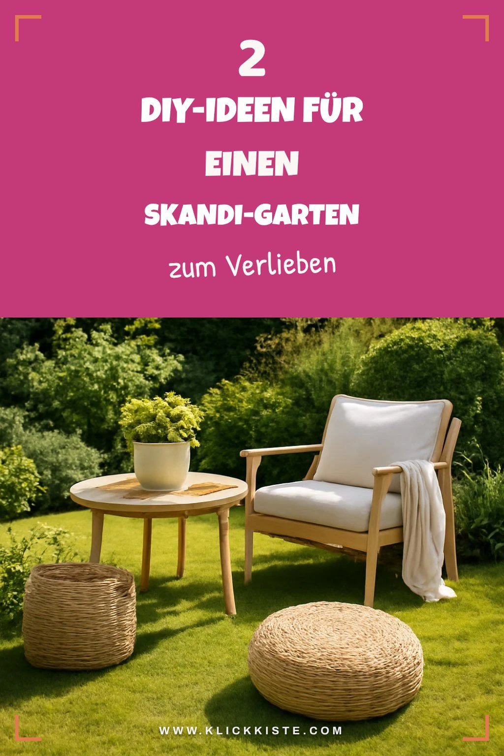 DIY-Projekte für deinen Skandi-Garten