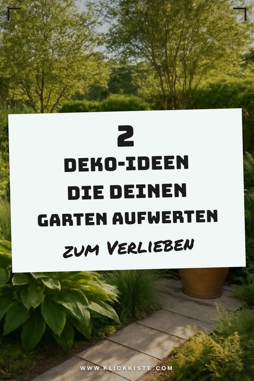 Praktische Gartendeko für jeden Raum