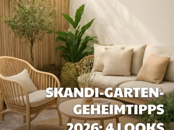 Skandi-Garten-Geheimtipps 2026: 4 Looks die jetzt im Trend liegen