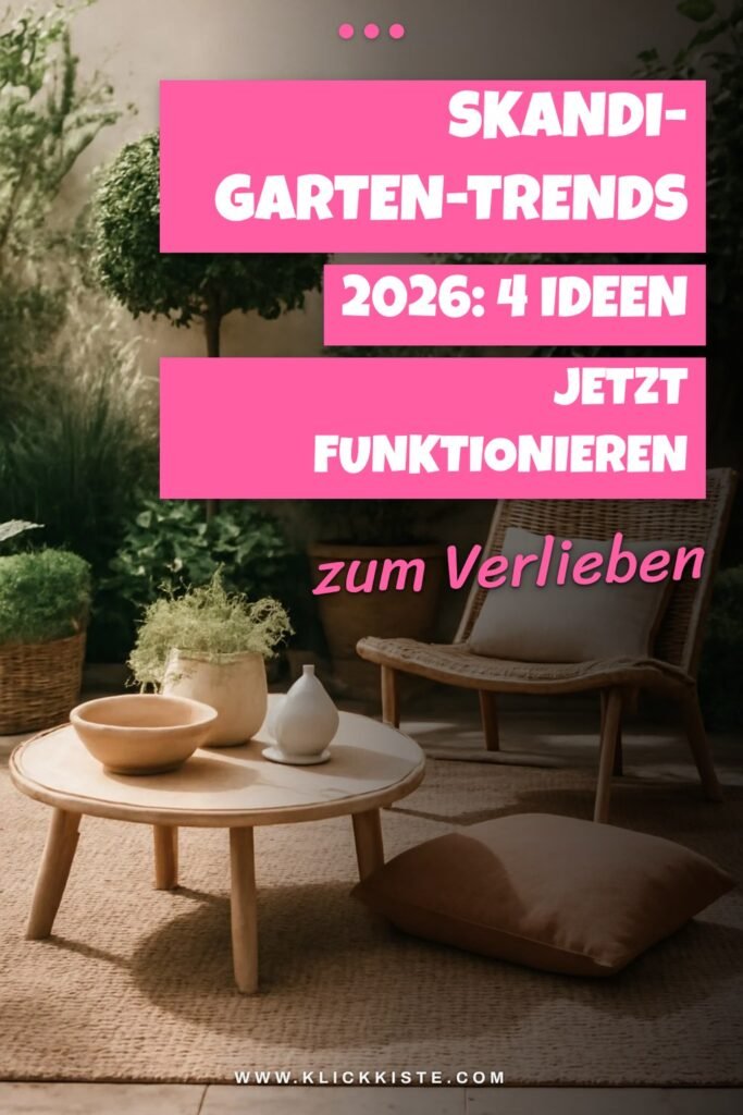 Skandi-Garten-Trends 2026: 4 Ideen die jetzt funktionieren