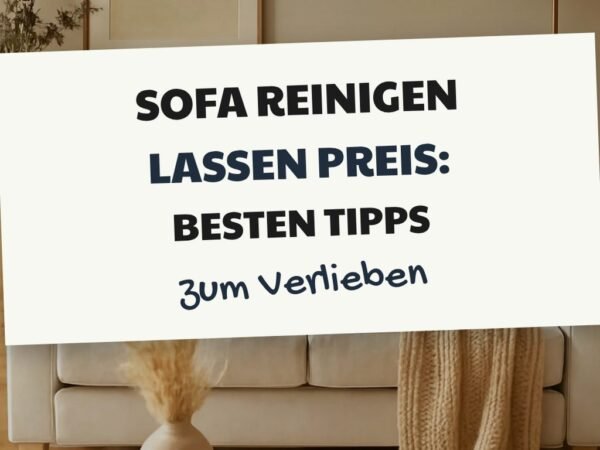 Sofa Reinigen Lassen Preis: Die besten Tipps & Hausmittel