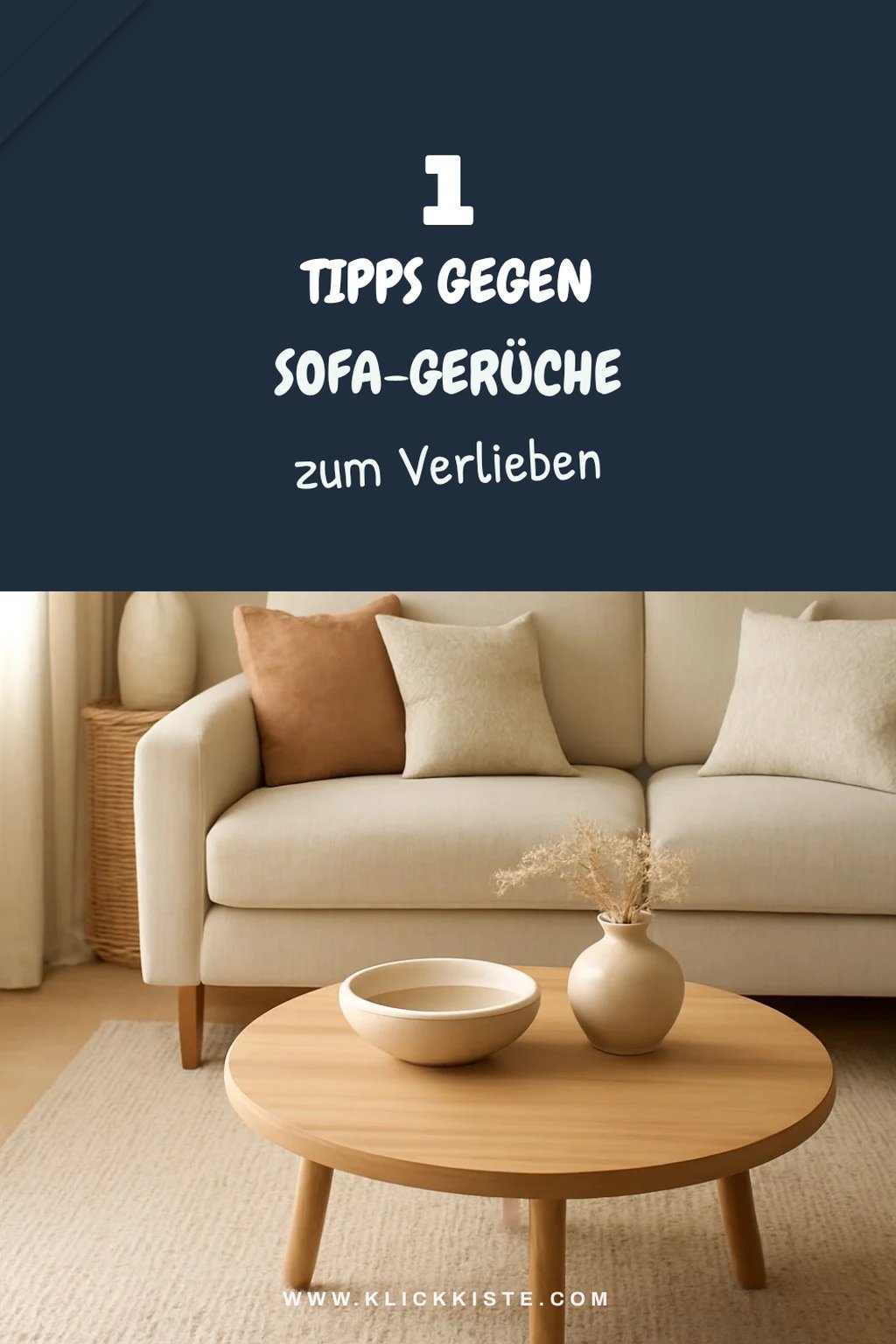 Geruchsentfernung für Sofas