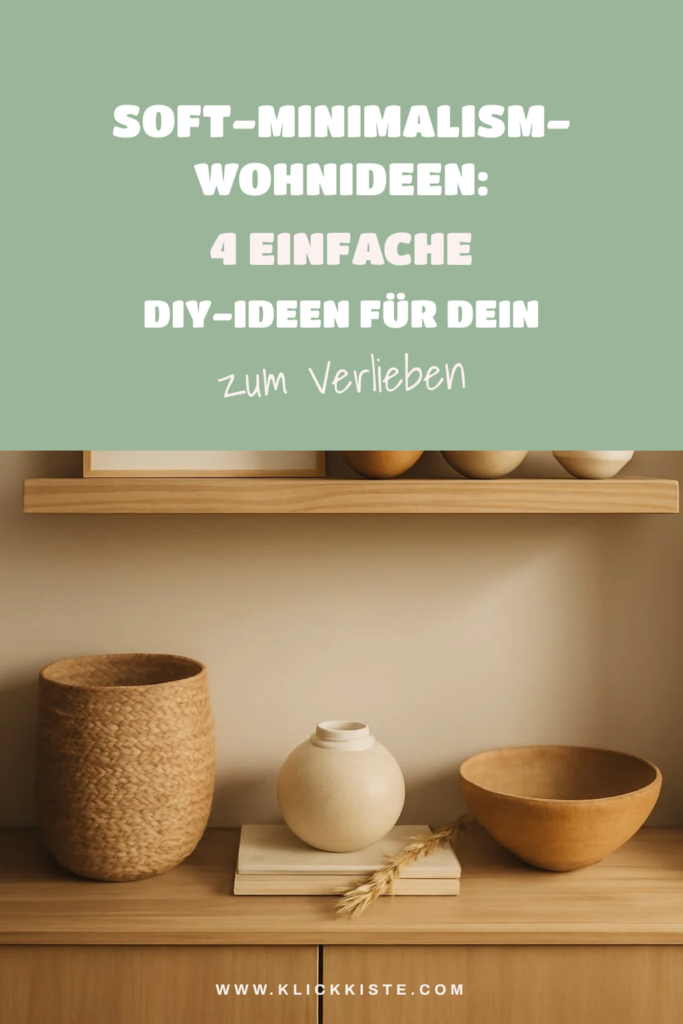 Soft-Minimalism-Wohnideen: 4 einfache DIY-Ideen für dein Zuhause