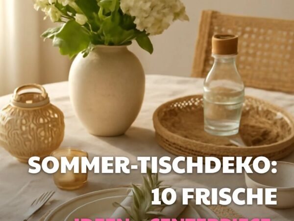 Sommer-Tischdeko: 10 frische Ideen + Centerpiece-Inspirationen