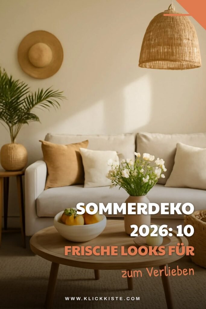 Sommerdeko 2026: 10 frische Looks für Innen + Außen