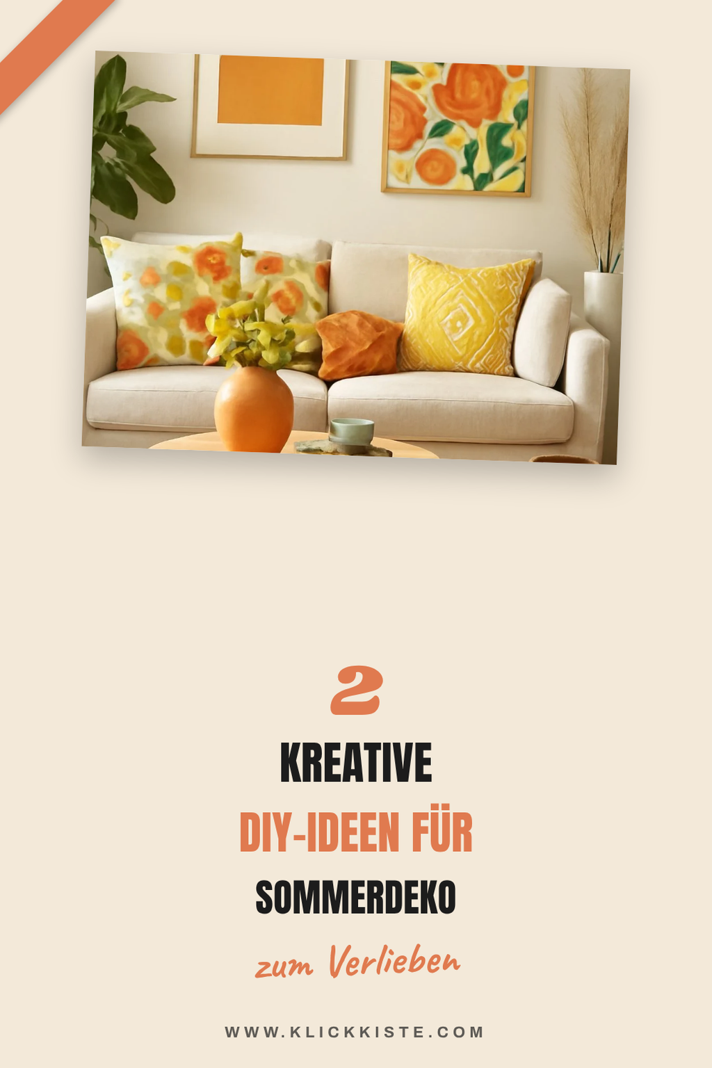 DIY Ideen für individuelle Sommerdeko